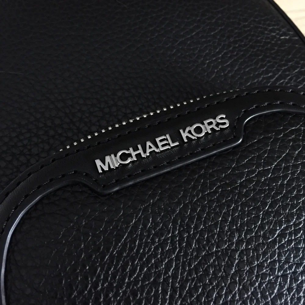 Michael Kors Jaycee Black Leather Backpack - Picture 7 of 10